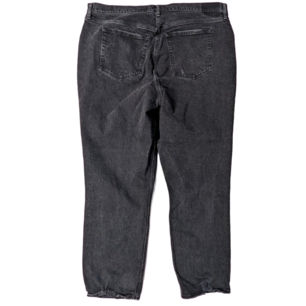NWOT Abercrombie Plus Curve Love 90's Straight High Rise Jeans, Size 22 Long/36 - Picture 2 of 6